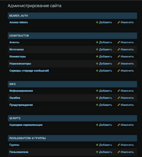 Скриншот Система сбора и анализа событий информационной безопасности «SAVA»