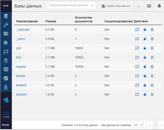 Скриншот Система управления базами данных "Енисей"