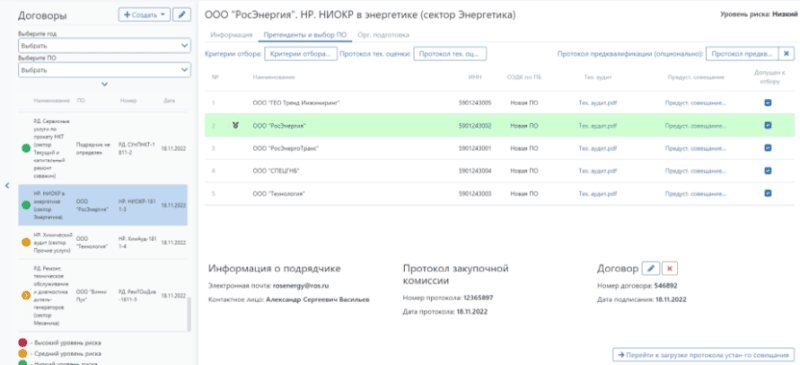 Продукт Цифровой партнер производственной безопасности Скриншот Цифровой партнер производственной безопасности