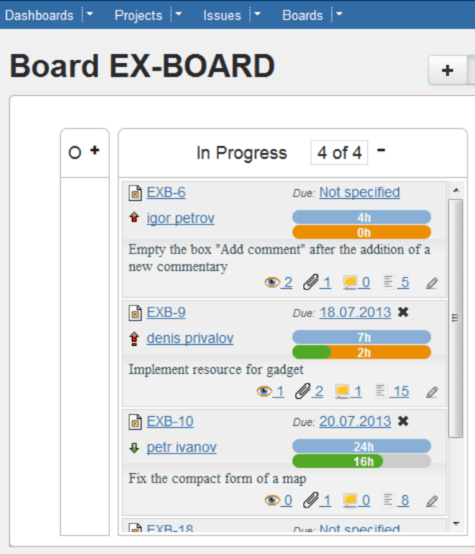 Скриншот Artezio Kanban Board for JIRA картинка 1