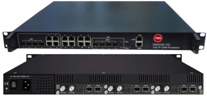 IPQAM 10G МОДУЛЯТОР НА 112TS - DM9112B-10G TVBS