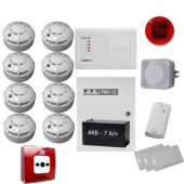Комплект пожарной сигнализации для небольших объектов на 4 ШС мод.1