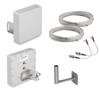 Усилитель интернет сигнала c антенной KROKS (15 dBi) - KAA15-1700/2700