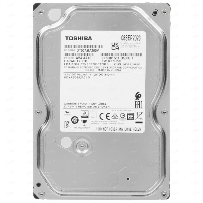 Жесткий диск Toshiba DT02-V Series Жесткий диск Toshiba DT02-V Series