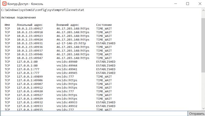 Продукт Контур.Доступ Скриншот Контур.Доступ