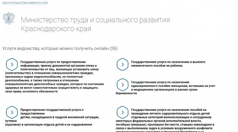 Скриншот Информационная система "Региональный портал государственных и муниципальных услуг" картинка 1