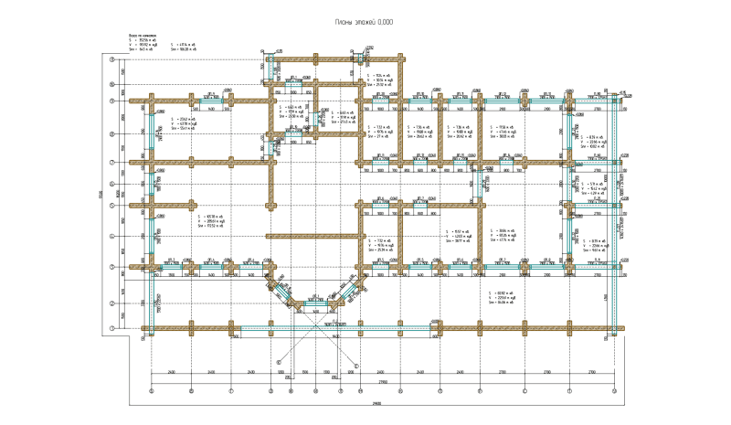 Продукт Программный комплекс для проектирования деревянных домов «К3-Коттедж» картинка 5 Скриншот Программный комплекс для проектирования деревянных домов «К3-Коттедж» картинка 5