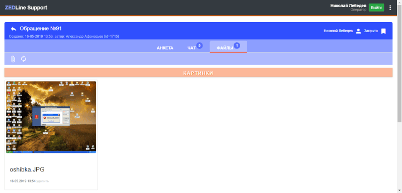 Скриншот RegionSoft Support картинка 2