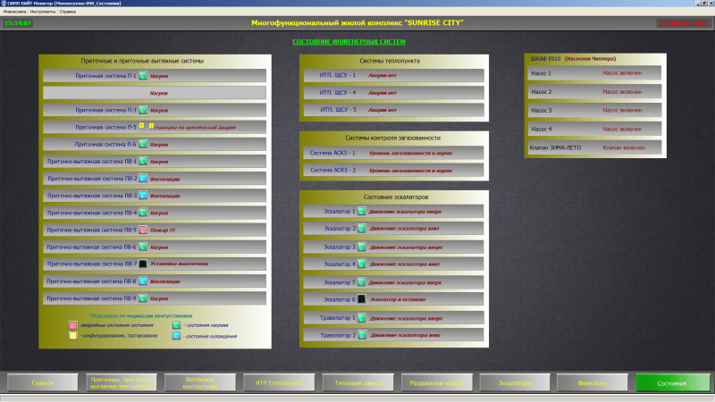 Продукт SCADA SimpLight картинка 1 Скриншот SCADA SimpLight картинка 1