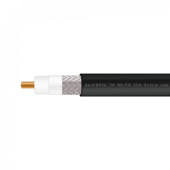 Кабель коаксиальный высокочастотный 8D-FB CCA PVC Кабель коаксиальный высокочастотный 8D-FB CCA PVC