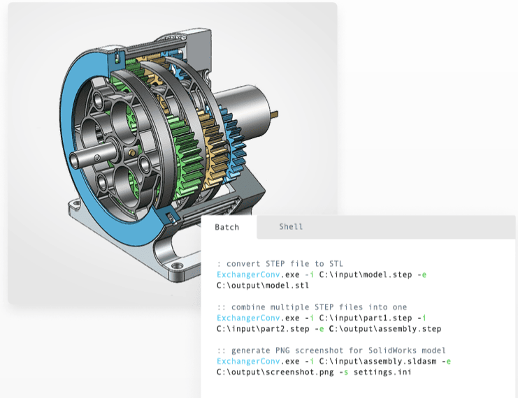 Скриншот CAD Exchanger CLI картинка 2