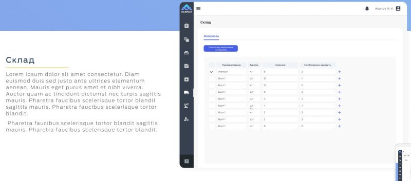 Скриншот ERP система для мебельного производства картинка 4
