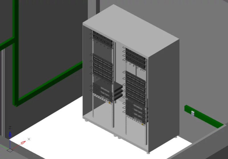 Продукт nanoCAD BIM СКС картинка 3 Скриншот nanoCAD BIM СКС картинка 3